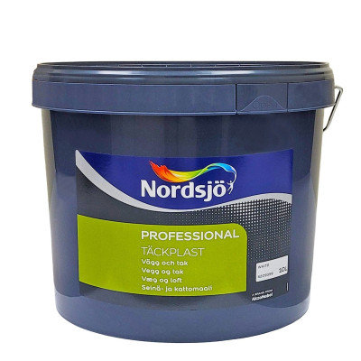 Грунтовочная краска на водной основе Sadolin Professional Täckplast (Tackplast) для стен и потолка, белая 10 л