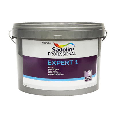 Латексная краска Sadolin Expert 1 для потолка, белая