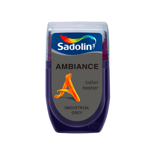Тестер цвета Sadolin Ambiance Color Tester для стен, Industrial Grey, 30 мл