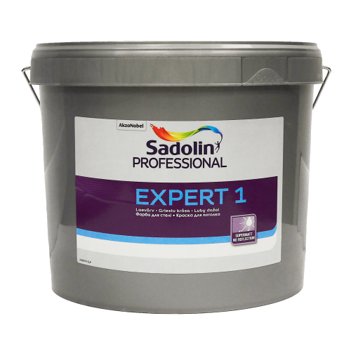 Латексная краска Sadolin Expert 1 для потолка, белая