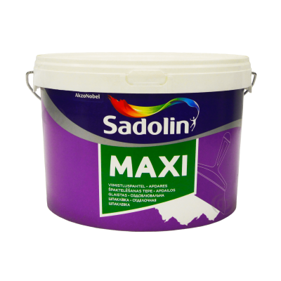Мелкозернистая шпаклевка Sadolin Maxi для стен и потолка, белая