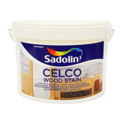 Морилка для дерева Sadolin Celco Wood Stain на водной основе, бесцветная, BC