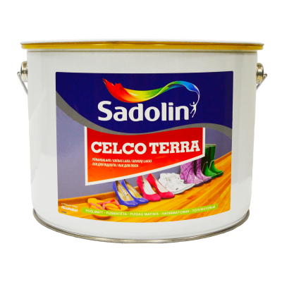 Лак для пола Sadolin Celco Terra алкидный, полуматовый, бесцветный