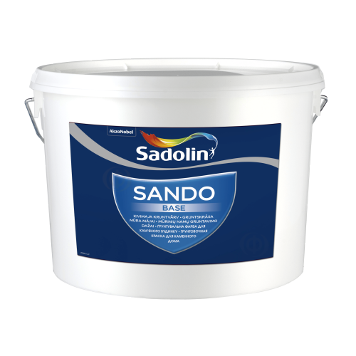 Грунтовочная краска на водной основе Sadolin Sando Base для бетона, бесцветная