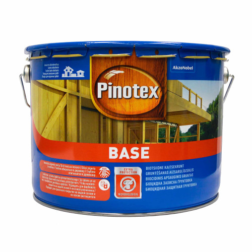 Грунтовка для дерева Pinotex Base биоцидная, бесцветная