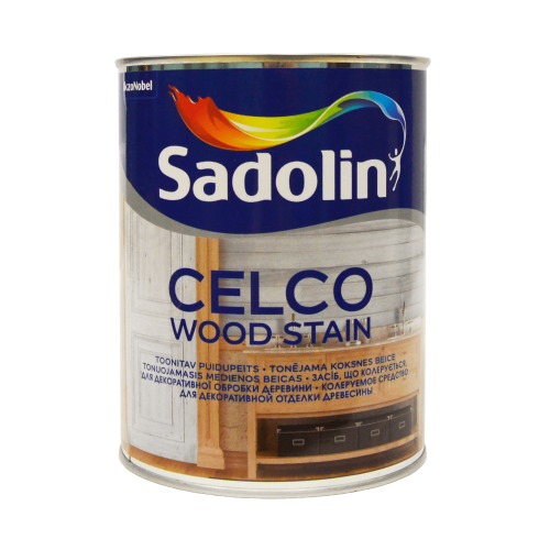Морилка для дерева Sadolin Celco Wood Stain на водной основе, бесцветная, BC