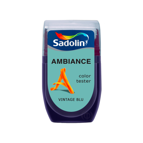 Тестер цвета Sadolin Ambiance Color Tester для стен, Vintage Blue, 30 мл