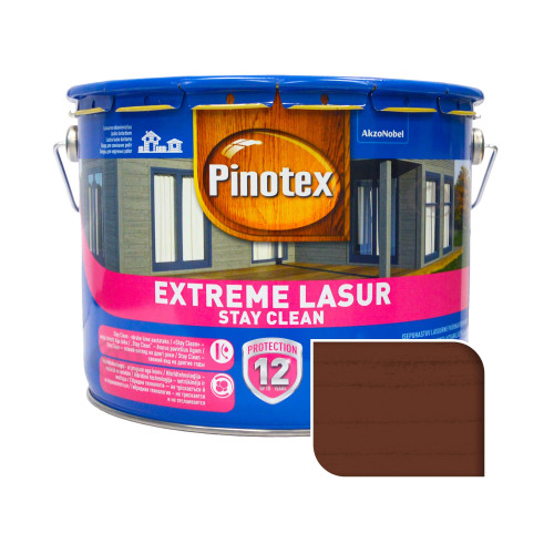 Пропитка лазурная для дерева Pinotex Extreme Lasur самоочищающаяся, тик