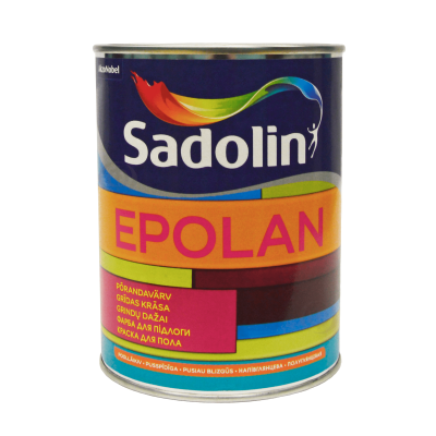 Краска на водной основе Sadolin Epolan для пола, бесцветная, BC