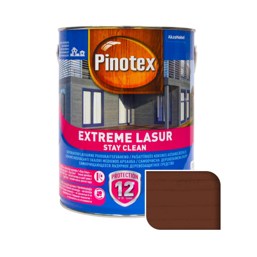 Пропитка лазурная для дерева Pinotex Extreme Lasur самоочищающаяся, тик